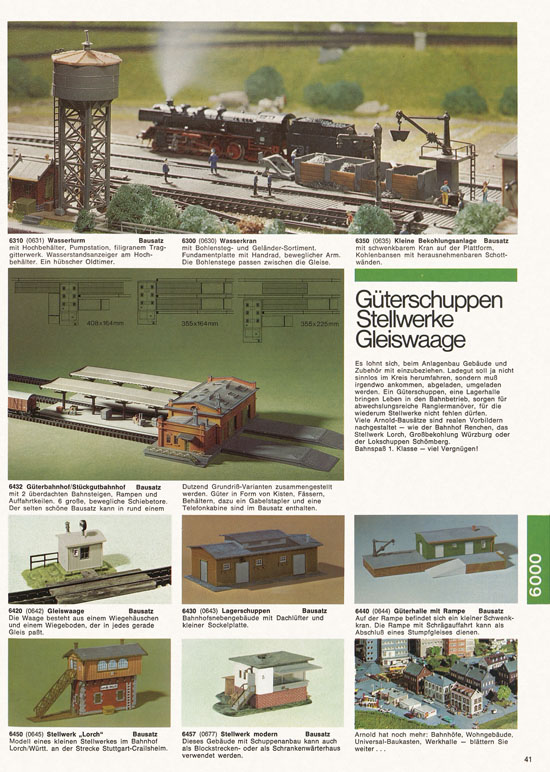 Seite 41 Arnold Katalog N-Modellbahnen 1976-1977