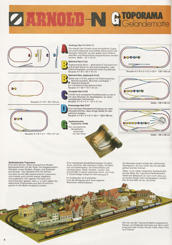 Arnold Katalog N-Modellbahnen 1977-1978