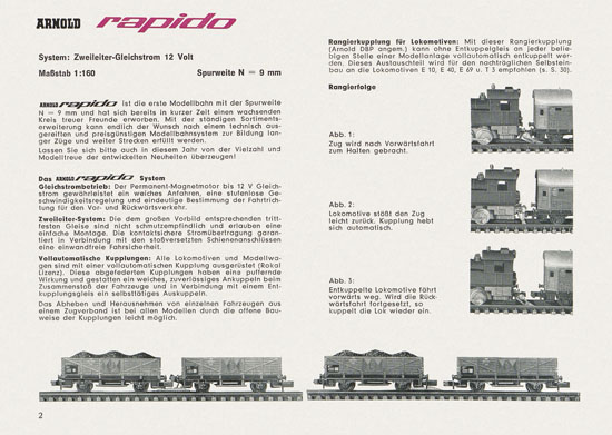 Arnold rapido Katalog 1964-1965