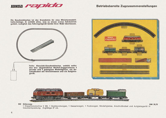 Arnold rapido Katalog 1964-1965