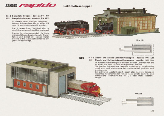 Arnold rapido Katalog 1964-1965