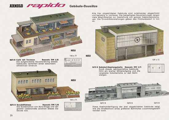 Arnold rapido Katalog 1964-1965