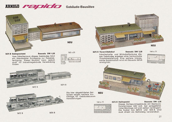Arnold rapido Katalog 1964-1965