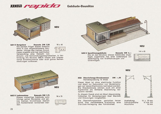 Arnold rapido Katalog 1964-1965