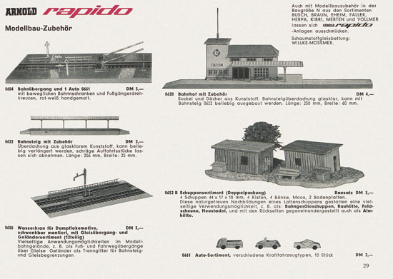 Arnold rapido Katalog 1964-1965