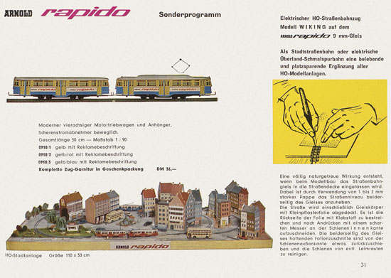 Arnold rapido Katalog 1964-1965