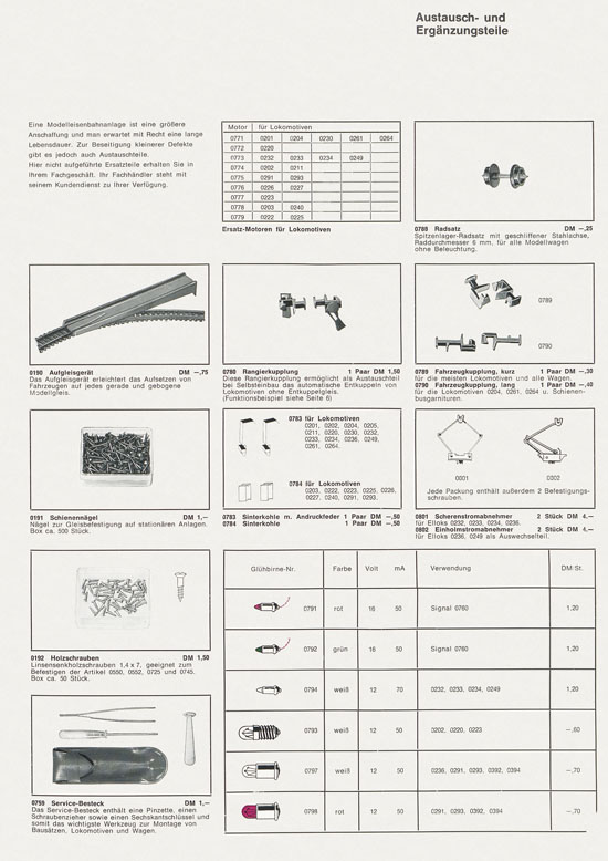 Arnold rapido Katalog 1967-1968