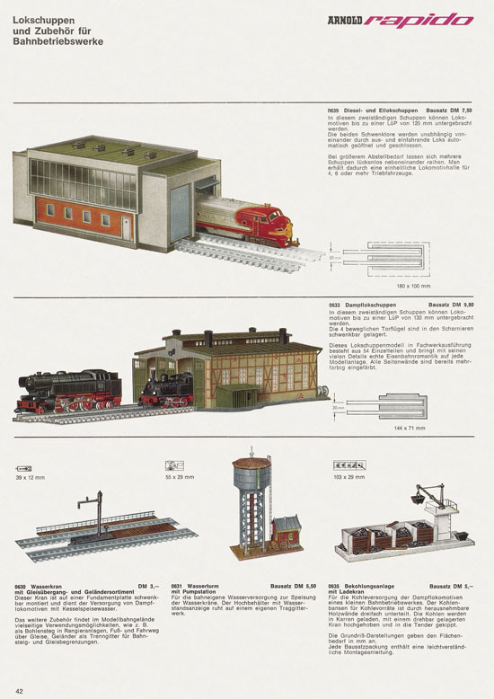 Arnold rapido Katalog 1967-1968