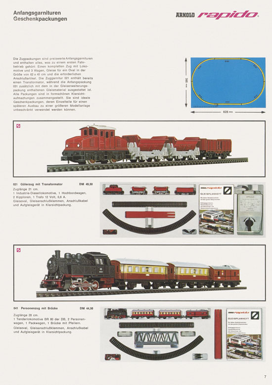 Arnold rapido Katalog 1968-1969