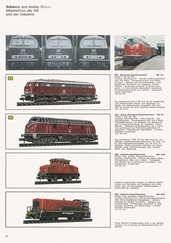 Arnold rapido Katalog 1968-1969