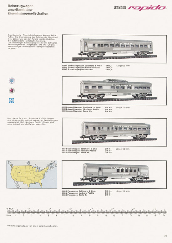 Arnold rapido Katalog 1968-1969