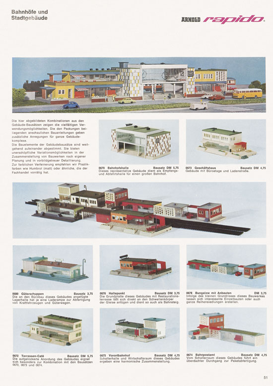 Arnold rapido Katalog 1968-1969