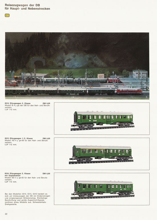 Arnold rapido Modellbahnkatalog 1969-1970