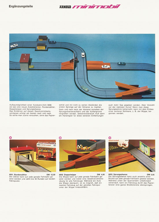 Arnold rapido Modellbahnkatalog 1969-1970