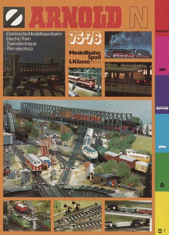 Arnold N Modelleisenbahn-Katalog 1975-1976