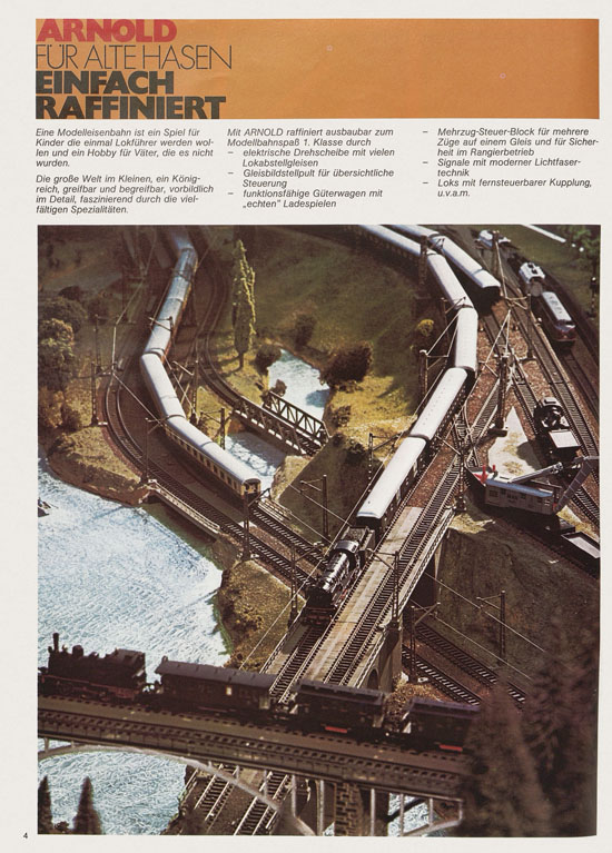 Arnold N Modelleisenbahn-Katalog 1975-1976