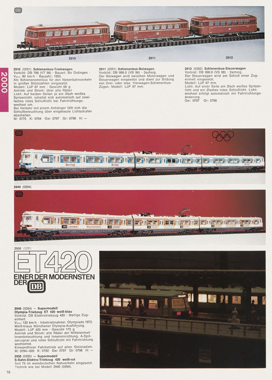 Arnold N Modelleisenbahn-Katalog 1975-1976