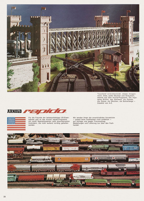 Arnold N Modelleisenbahn-Katalog 1975-1976