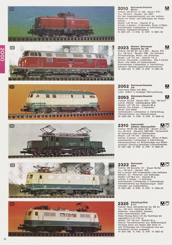 Arnold Katalog N-Modellbahnen 1978-1979