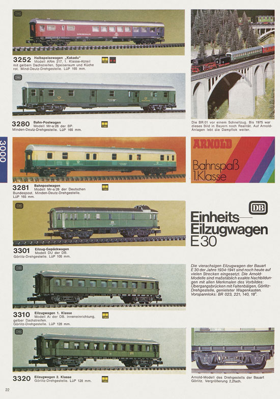 Arnold Katalog N-Modellbahnen 1978-1979