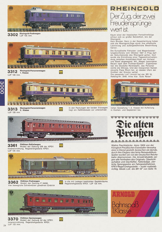 Arnold Katalog N-Modellbahnen 1978-1979