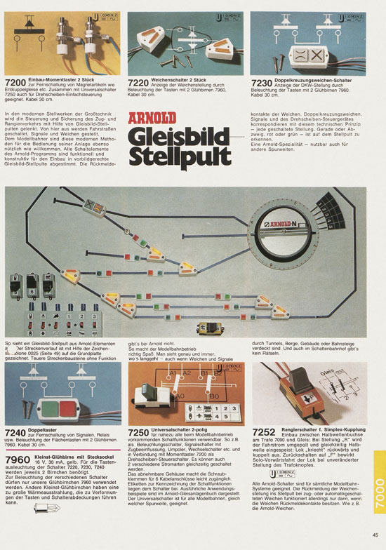 Arnold Katalog N-Modellbahnen 1978-1979