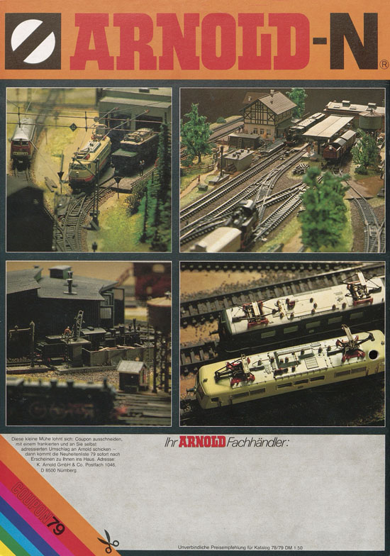 Arnold Katalog N-Modellbahnen 1978-1979