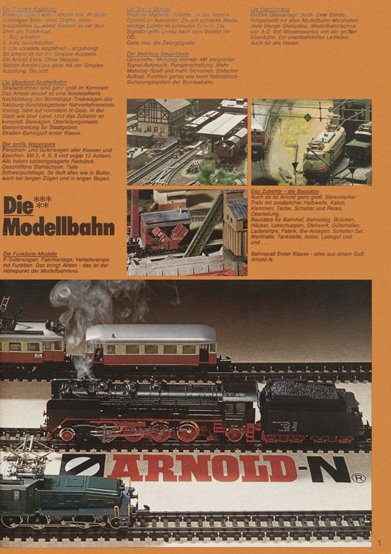 Arnold Katalog N-Modellbahnen 1979-1980