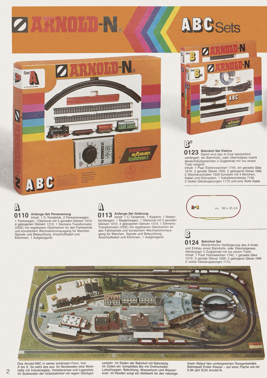 Arnold Katalog N-Modellbahnen 1979-1980