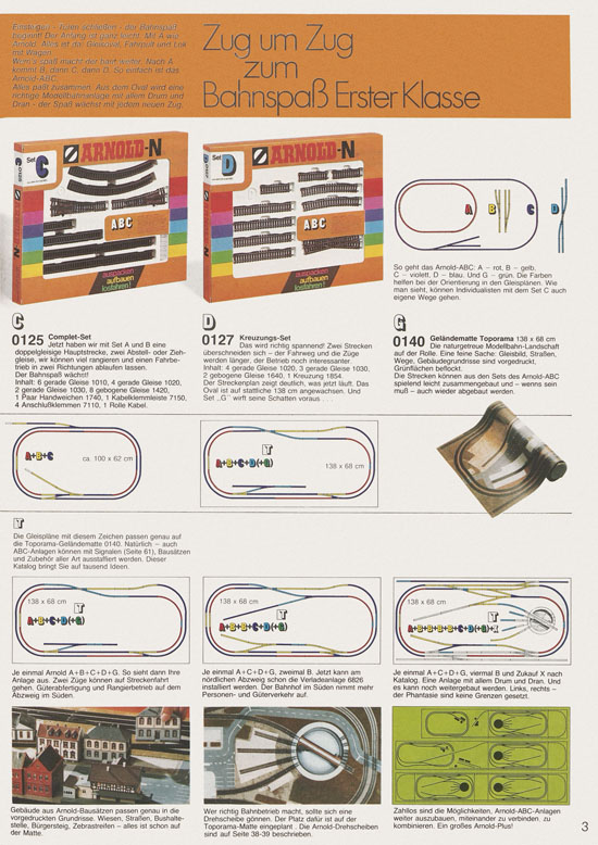 Arnold Katalog N-Modellbahnen 1979-1980