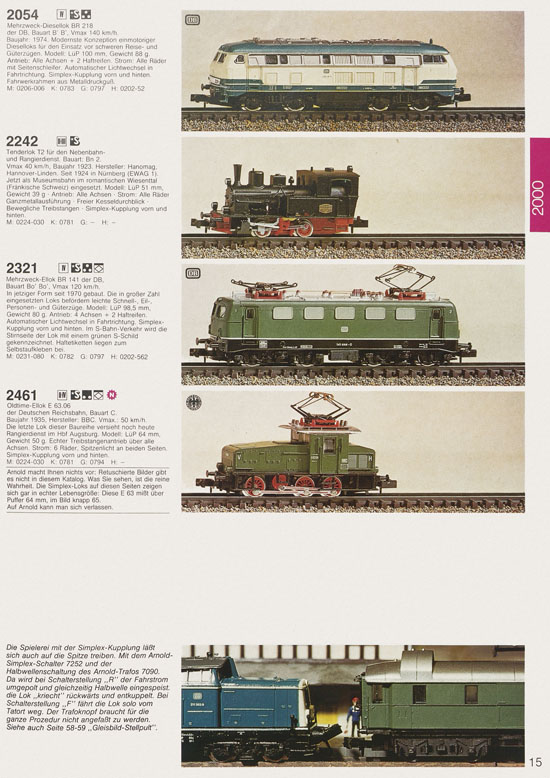 Arnold Katalog N-Modellbahnen 1979-1980