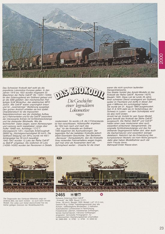 Arnold Katalog N-Modellbahnen 1979-1980