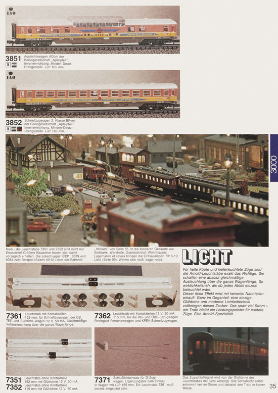 Arnold Katalog N-Modellbahnen 1979-1980