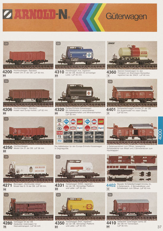 Arnold Katalog N-Modellbahnen 1979-1980