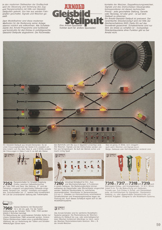 Arnold Katalog N-Modellbahnen 1979-1980