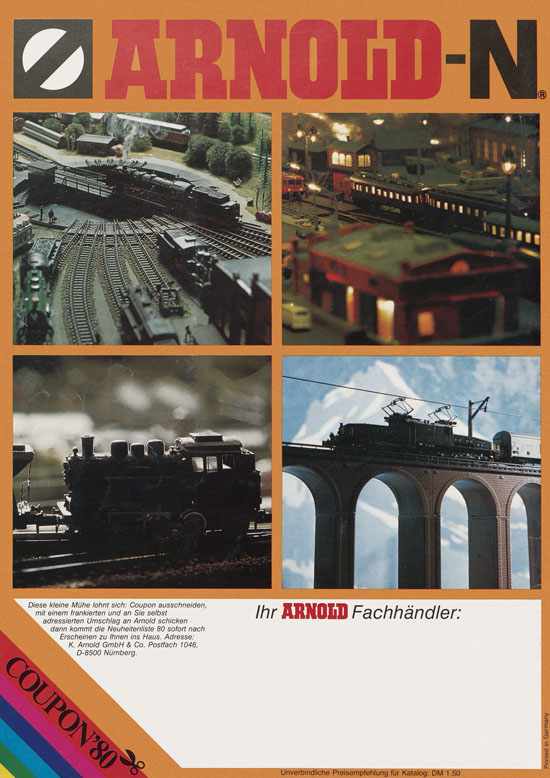 Arnold Katalog N-Modellbahnen 1979-1980