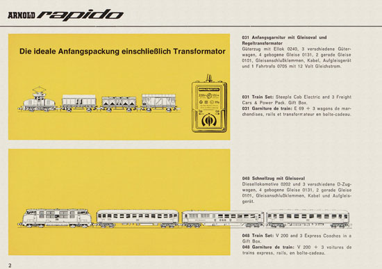 Arnold rapido Neuheiten 1967