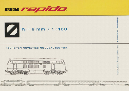 Arnold rapido Neuheiten 1967