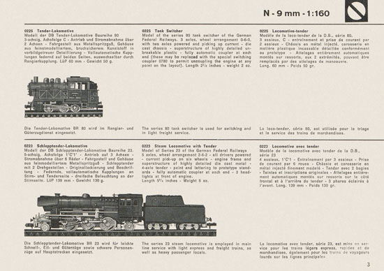 Arnold rapido Neuheiten 1965