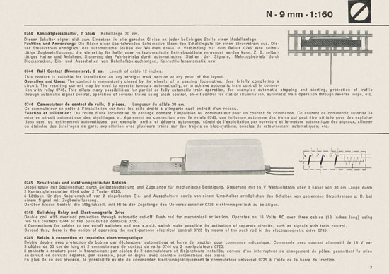 Arnold rapido Neuheiten 1965