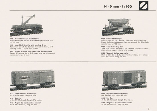 Arnold rapido Neuheiten 1966