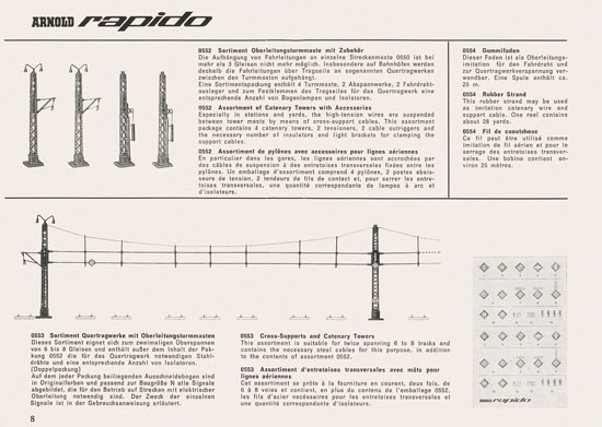 Arnold rapido Neuheiten 1966