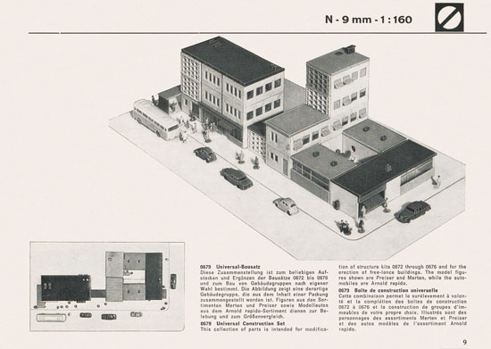 Arnold rapido Neuheiten 1966