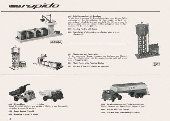 Arnold rapido Neuheiten 1966