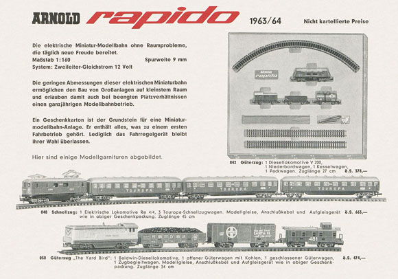 Arnold rapido Prospekt 1963-1964