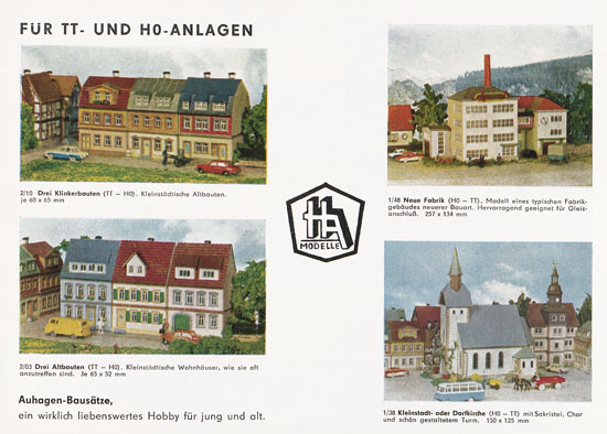 Auhagen Bausätze Katalog 1970