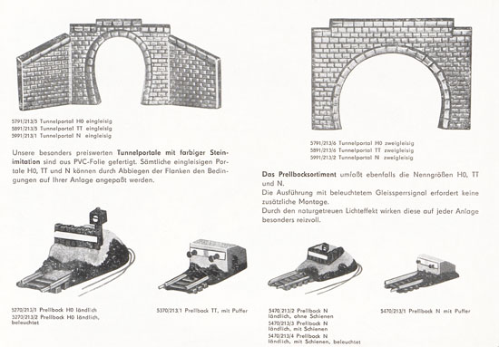 Auhagen Bausätze Katalog 1971