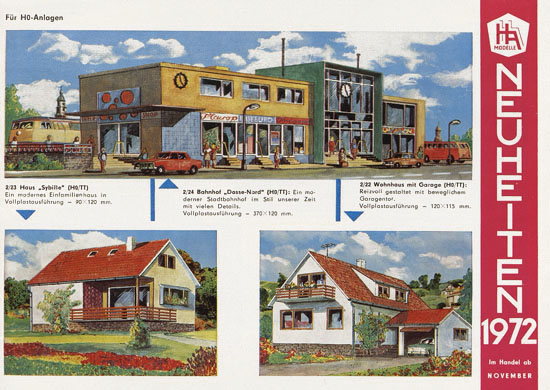 Auhagen Bausätze Katalog 1972