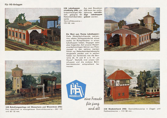 Auhagen Bausätze Katalog 1972