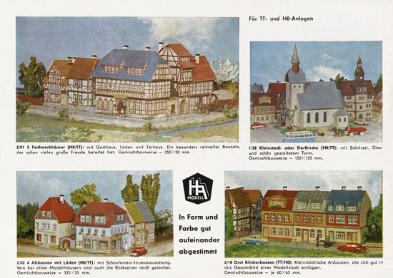 Auhagen Bausätze Katalog 1972